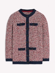 Boden Textured Marl Cardigan - Imaginea 7 din 7