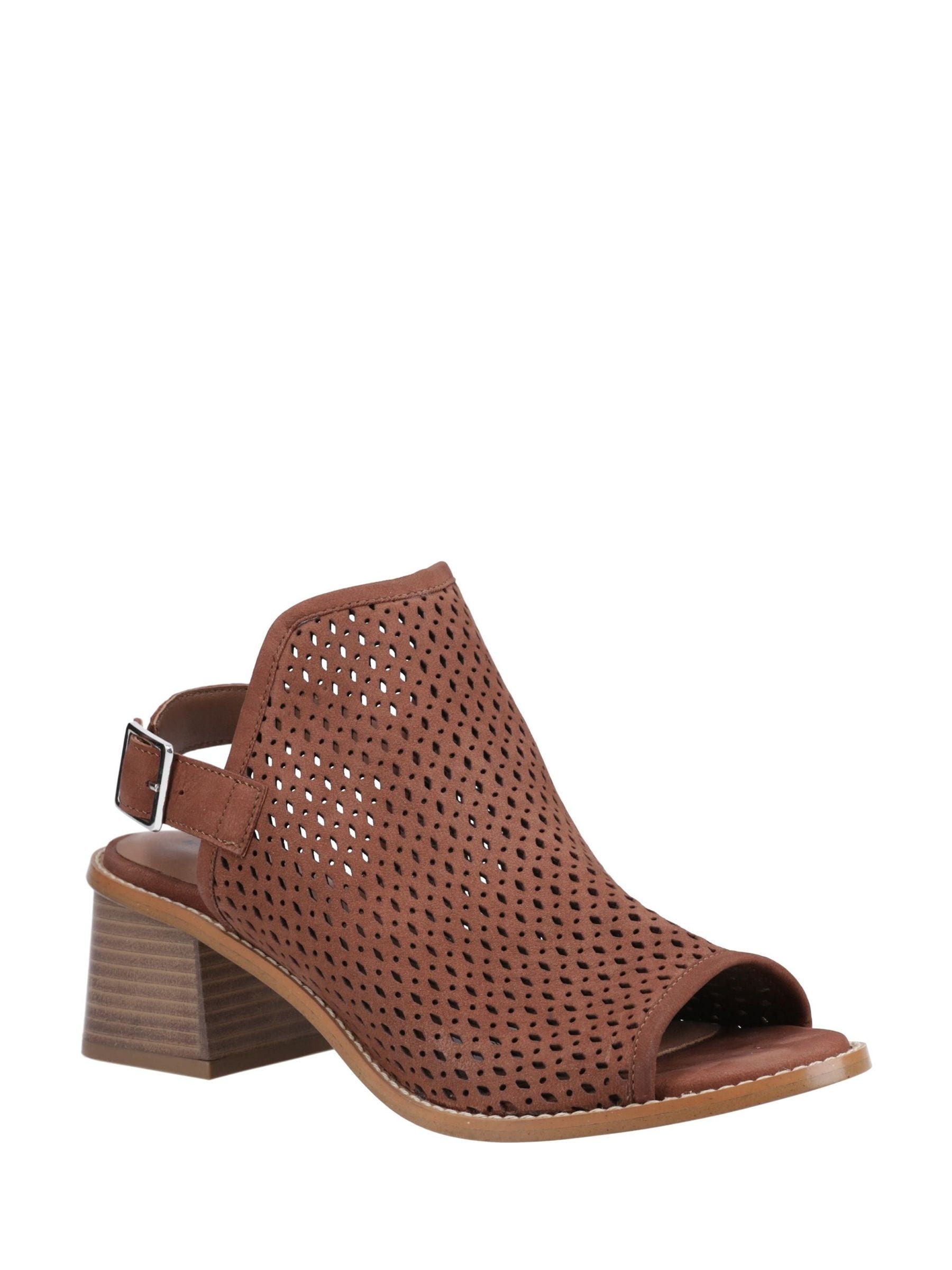 Hush Puppies Women's Brown Louise Heeled Sandals