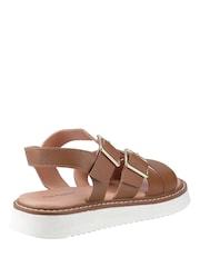 Hush Puppies Brown Cady Sandals - Image 4 of 7