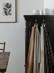 The Set 8 Pack Brown Tea Towels - Image 2 of 4