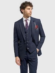 海軍藍 - House Of Cavani Caridi Blazer - 圖片 1/3