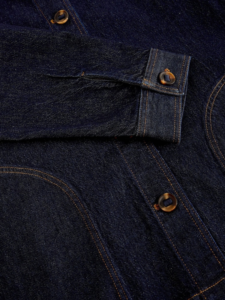 White Stuff Blue Eden Denim Jacket - Image 7 of 7