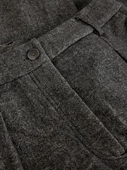 White Stuff Grey Belle Tweedy Wide Leg Crop Trousers - Image 2 of 2