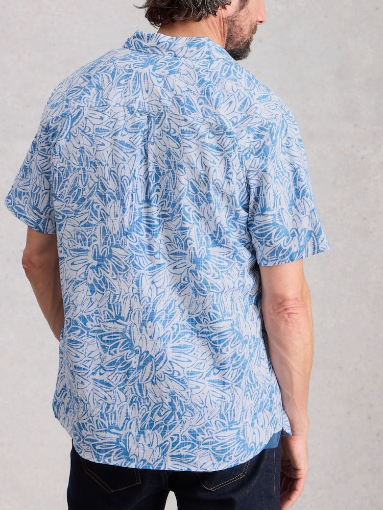 White Stuff White Hayle Ss Leaf Print Shirt - Image 2 of 6 White Stuff White Hayle Ss Leaf Print Shirt - Image 2 of 6