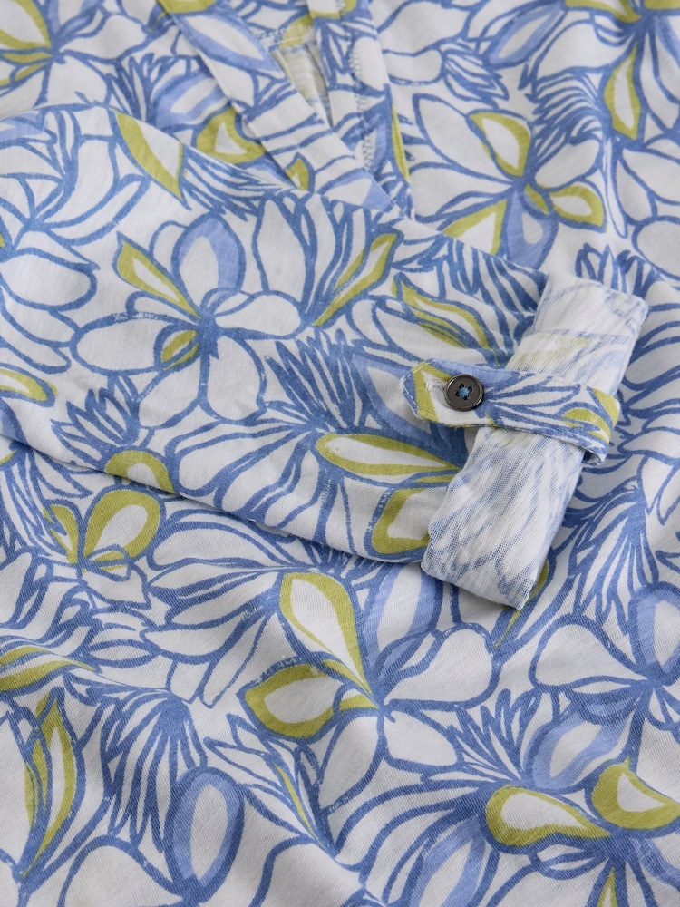 White Stuff White Allie Jersey Shirt - Image 6 of 6