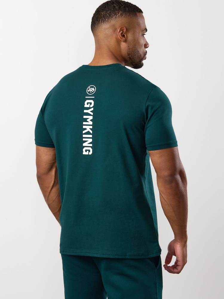Gym King Teal Green Aventus Jersey T-Shirt - Image 2 of 4