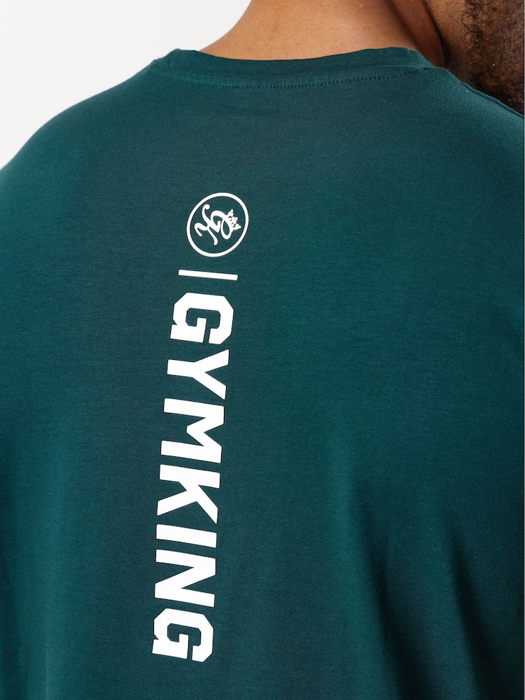 Gym King Teal Green Aventus Jersey T-Shirt - Image 4 of 4