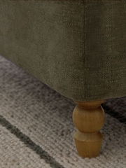 Cotswold Chenille Dark Green Margot Coffee Table - Image 7 of 11