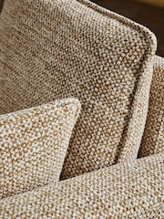 Tweedy Chenille Weave Ochre Yellow Emory 2 Seater Sofa In A Box - Image 2 of 10
