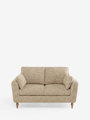 Tweedy Chenille Weave Ochre Yellow Emory 2 Seater Sofa In A Box - Image 4 of 10