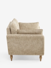 Tweedy Chenille Weave Ochre Yellow Emory 2 Seater Sofa In A Box - Image 6 of 10