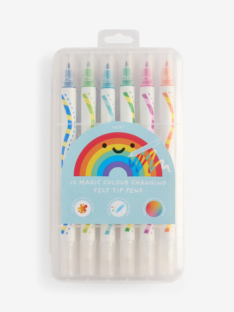 12 Pack Magic Colour Changing Felt Tip Pens - Bild 2 von 2