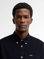 Barbour® Dark Blue Ramsey Tailored Cord Shirt - Image 3 of 5