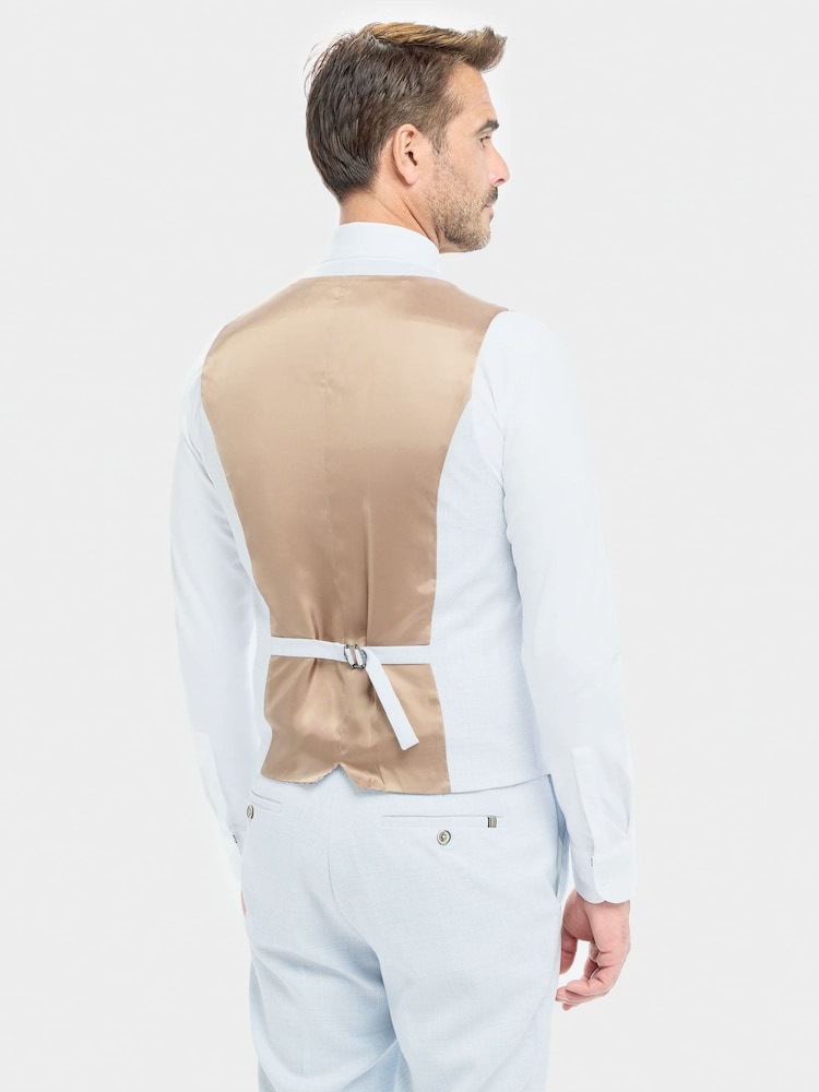 House Of Cavani Blue Tropez Waistcoat - Image 2 of 3