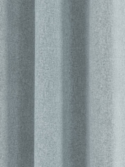 Enhanced Living Blue Austin Blackout Eyelet Basketweave Curtains - Image 3 of 4