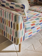 Drifted Geo Multi Mila 2 Seater Sofa In A Box - Image 5 of 11