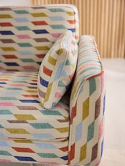 Drifted Geo Multi Mila 2 Seater Sofa In A Box - Image 6 of 11