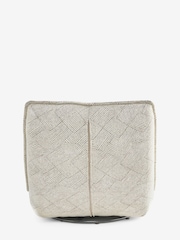 Lattice Boucle Light Natural Lucca Swivel Accent Chair - Image 9 of 10