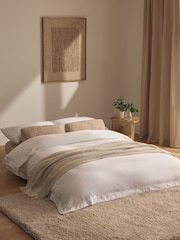 Tweedy Chenille Ochre Yellow Palma Double Sofa Bed - Image 4 of 10
