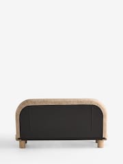 Tweedy Chenille Ochre Yellow Palma Double Sofa Bed - Image 9 of 10