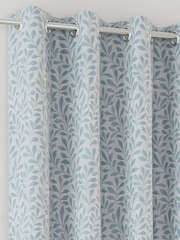 Enhanced Living Sherwood Blackout Eyelet Leaf Pattern Curtains - Bild 2 von 4
