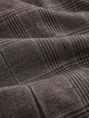 Brown Check Single Breasted Blazer - Image 8 of 8