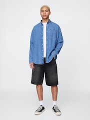 Gap 10.5 inch Baggy Denim Shorts - Εικόνα 3 από 5