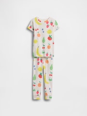 Gap White Brushed Cotton pyjamas Set (12mths-5yrs) - Image 1 of 2