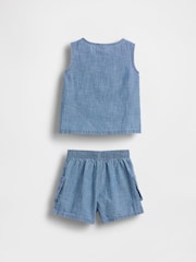 Gap Medium Wash Pocket Denim Outfit Set (0-24mths) - Image 2 of 3