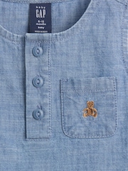 Gap Medium Wash Pocket Denim Outfit Set (0-24mths) - Image 3 of 3