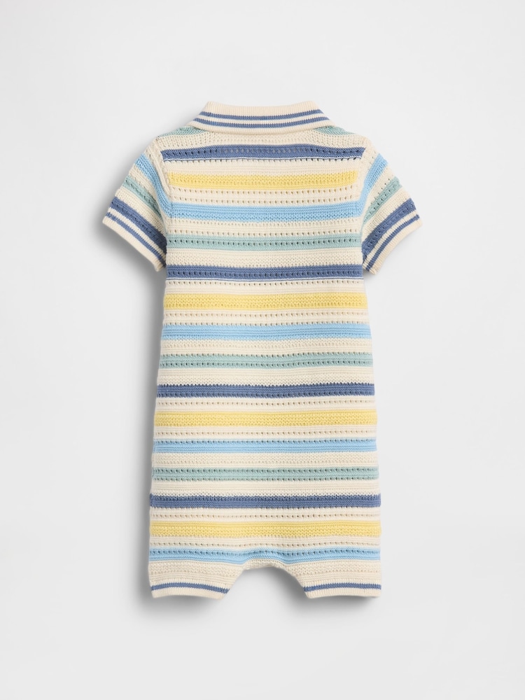 Gap Polo Jumper Short One-Piece (0-24mths) - Imaginea 2 din 3