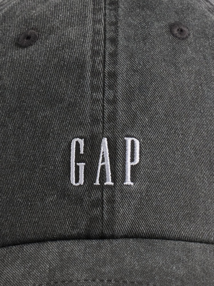 Gap Black Logo Baseball Hat - Image 2 of 2 Gap Black Logo Baseball Hat - Image 2 of 2