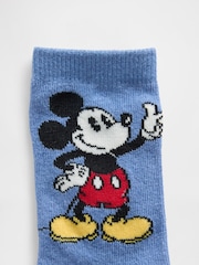 Gap Multi Disney Mickey Mouse Crew Socks 4 Pack - Image 3 of 3