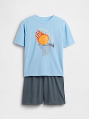 Gap Blue Pyjamas Short Set (5-13yrs) - Image 1 of 3