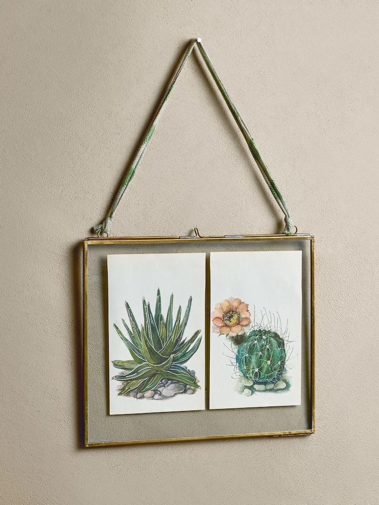 Nkuku Antique Brass Kiko Landscape 8x10" Photo Frame - Image 4 of 4 Nkuku Antique Brass Kiko Landscape 8x10" Photo Frame - Image 4 of 4