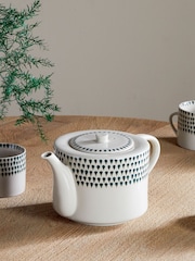 Nkuku Cream Juniper Juniper Drop Teapot - Image 2 of 4