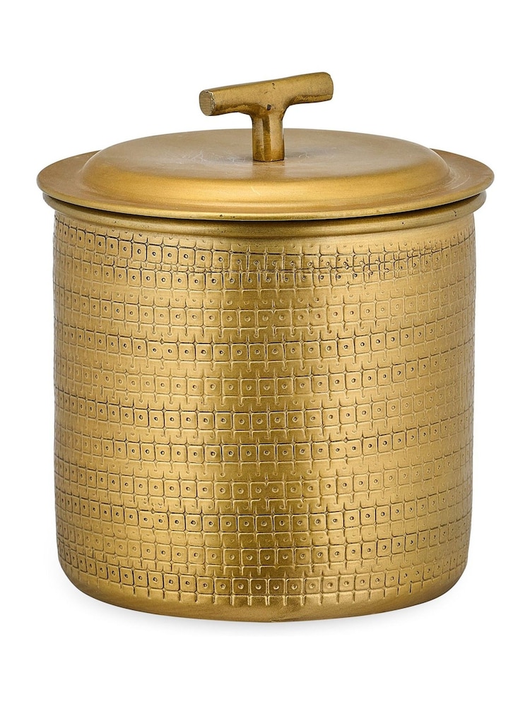Nkuku Antique Brass Nalgora Ice Bucket - Image 3 of 3