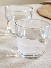Nkuku Set of 4 Clear Pani Tumbler Glasses - Image 3 of 4