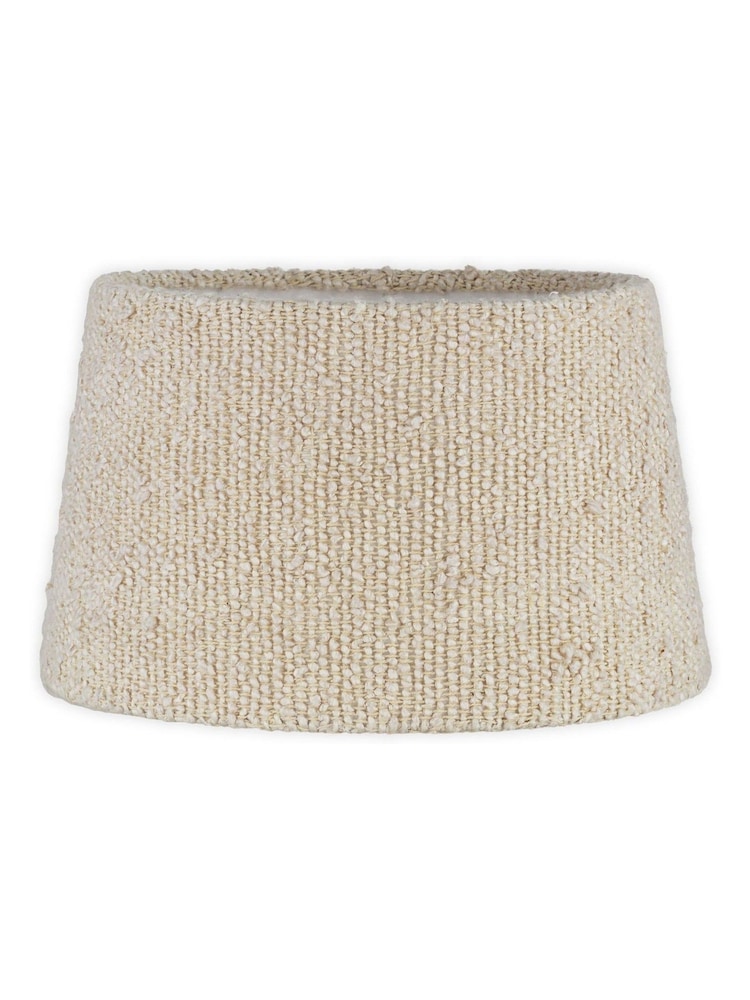 Nkuku Off White Sakiti Bouclé Small Lampshade - Image 4 of 4 Nkuku Off White Sakiti Bouclé Small Lampshade - Image 4 of 4