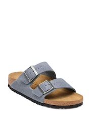 Birkenstock Blue Arizona Suede Sandals - Image 4 of 7