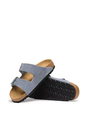 Birkenstock Blue Arizona Suede Sandals - Image 5 of 7