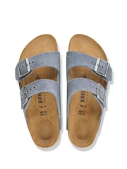 Birkenstock Blue Arizona Suede Sandals - Image 7 of 7