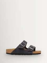 Birkenstock Charcoal Grey Arizona Suede Sandals - Image 1 of 3