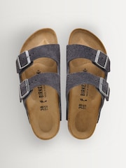 Birkenstock Charcoal Grey Arizona Suede Sandals - Image 3 of 3