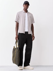 BOSS Green Dymova Regular Fit Short Sleeve Stretch Shirt - Image 2 of 5
