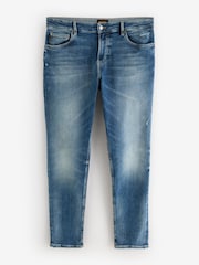 BOSS Blue Onyx Tapered-Fit Denim Jeans - Image 4 of 5