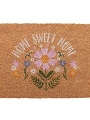 Something Different Brown Natural Daisy Home Sweet Home Doormat - Image 3 of 4