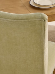 Laura Ashley Set of 2 Hundon Pale Olive Sarsden Dining Chairs - Image 2 of 7
