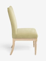 Laura Ashley Set of 2 Hundon Pale Olive Sarsden Dining Chairs - Image 6 of 7