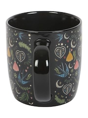 Something Different Black Midnight Bloom Print Mug - Image 4 of 4
